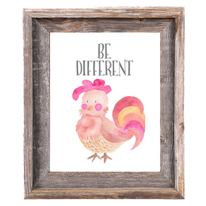 Provincial Collection - Rooster - Be Different - Print